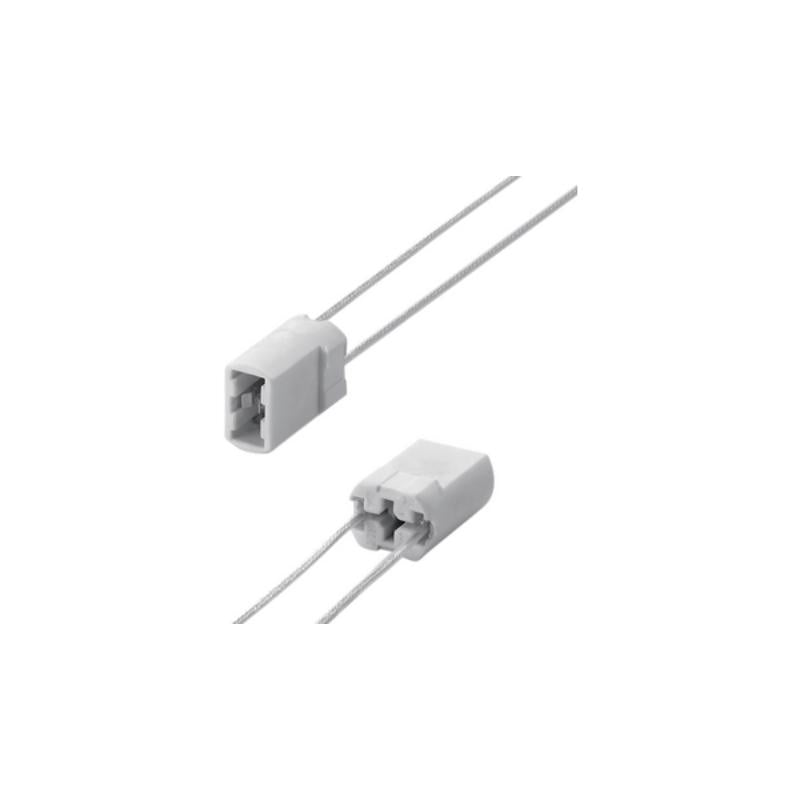 Lampeholder G9 i keramik med kabel