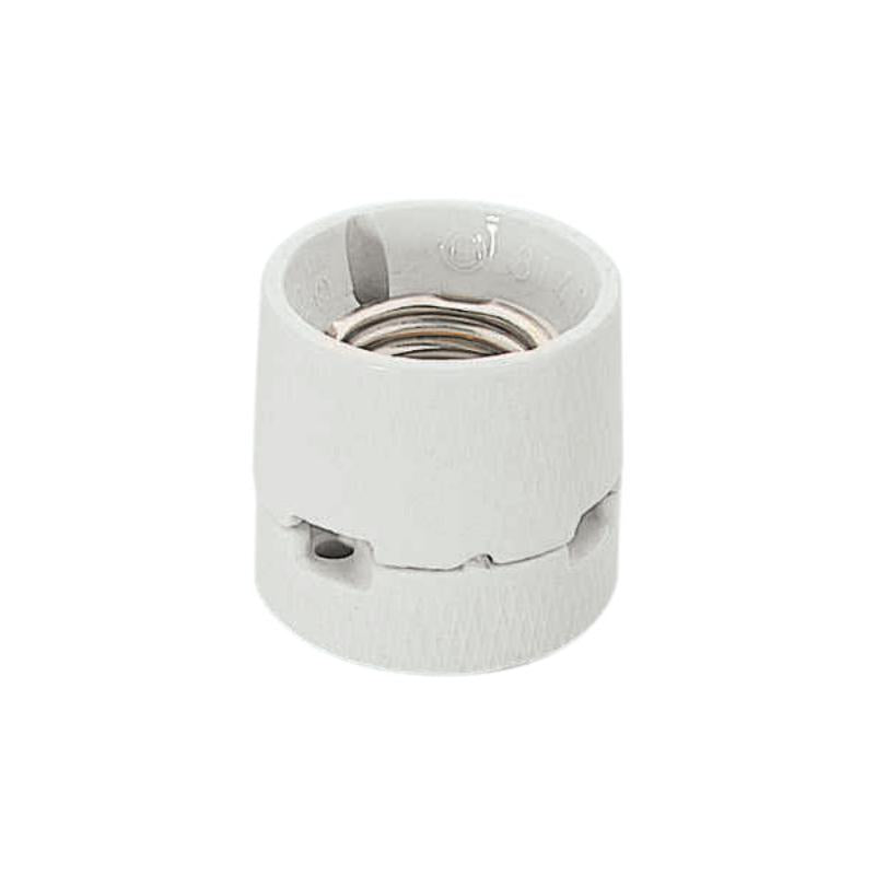 Lamper Socket E27 50mm keramik hvid