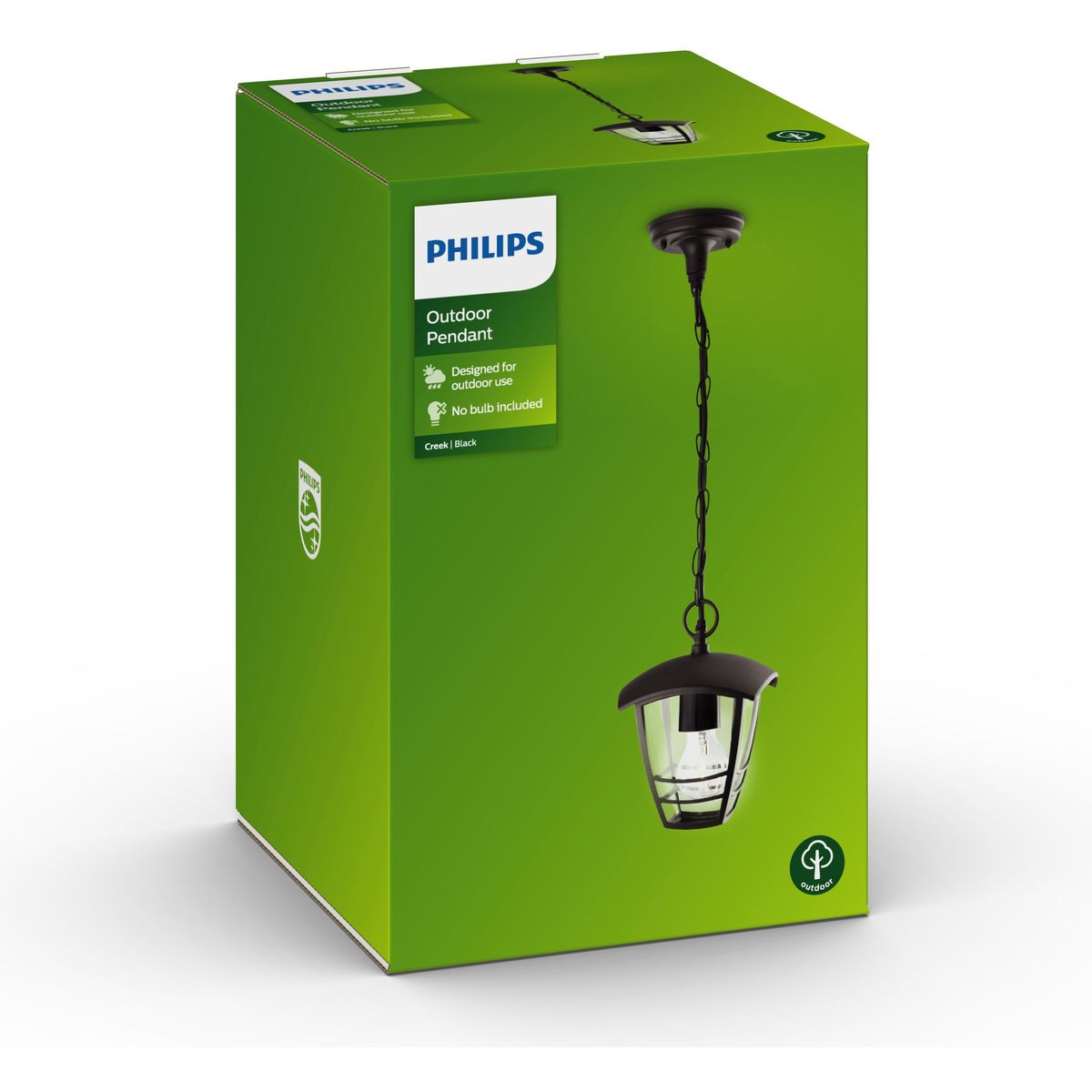 Philips - Creek Pendant Ceiling black 1x60W 230V