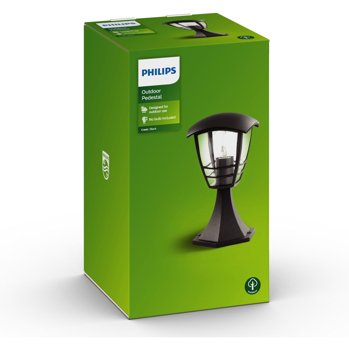 Philips - Creek pedestal black 1x60W 230V