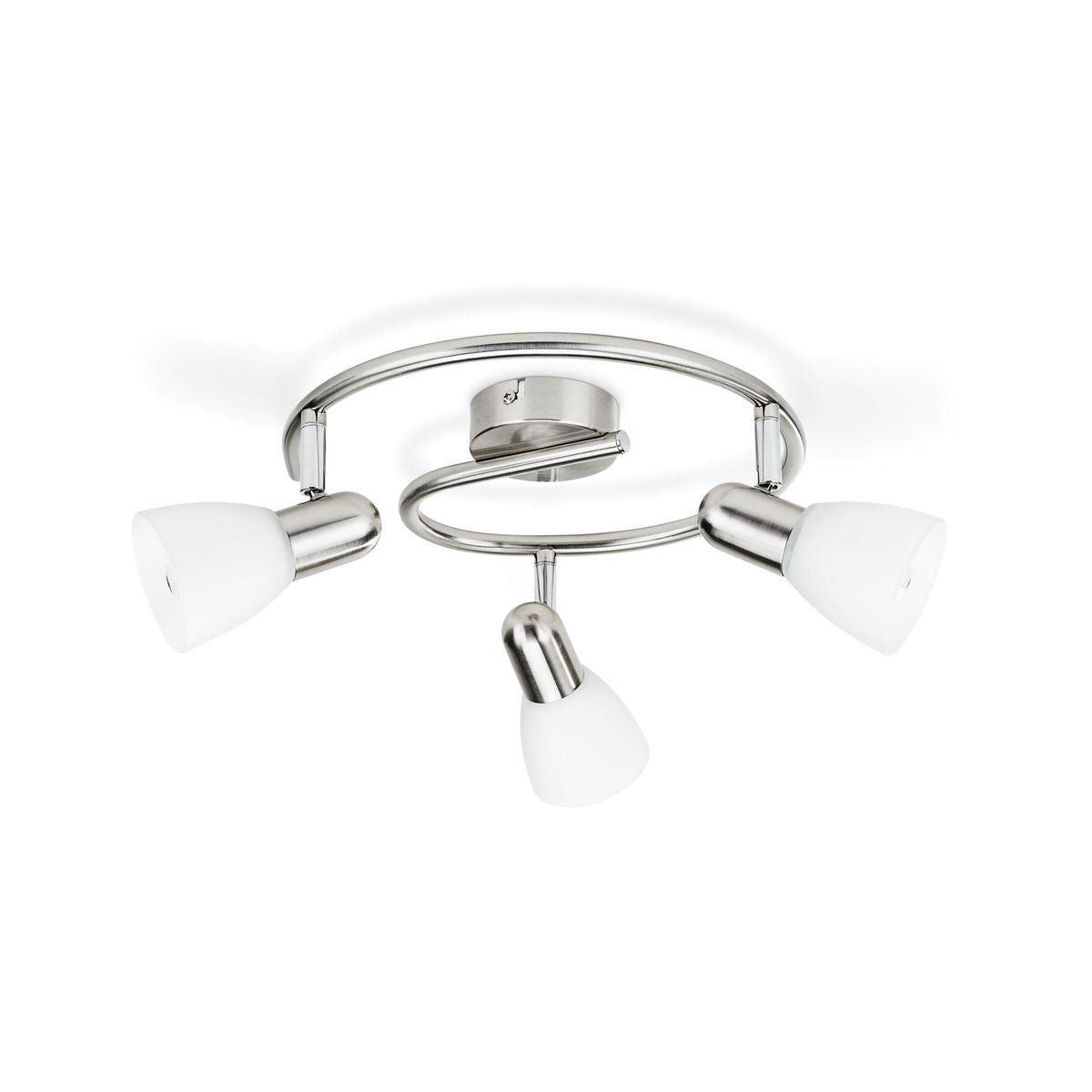 Philips - burlap plate/spiral nickel 3x40W 230V