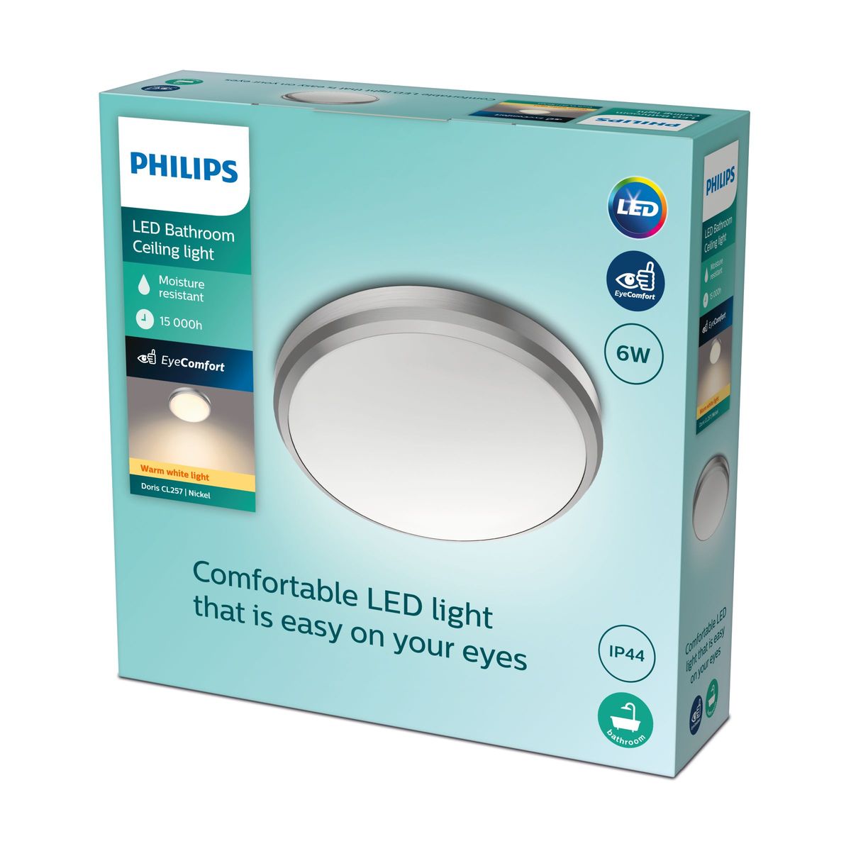 Philips - DORIS CL257 EC RD 6W 27K N HV IP44 06