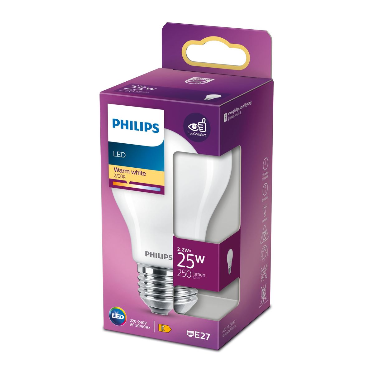 Philips - LED classic 25W E27 WW A60 FR ND SRT4