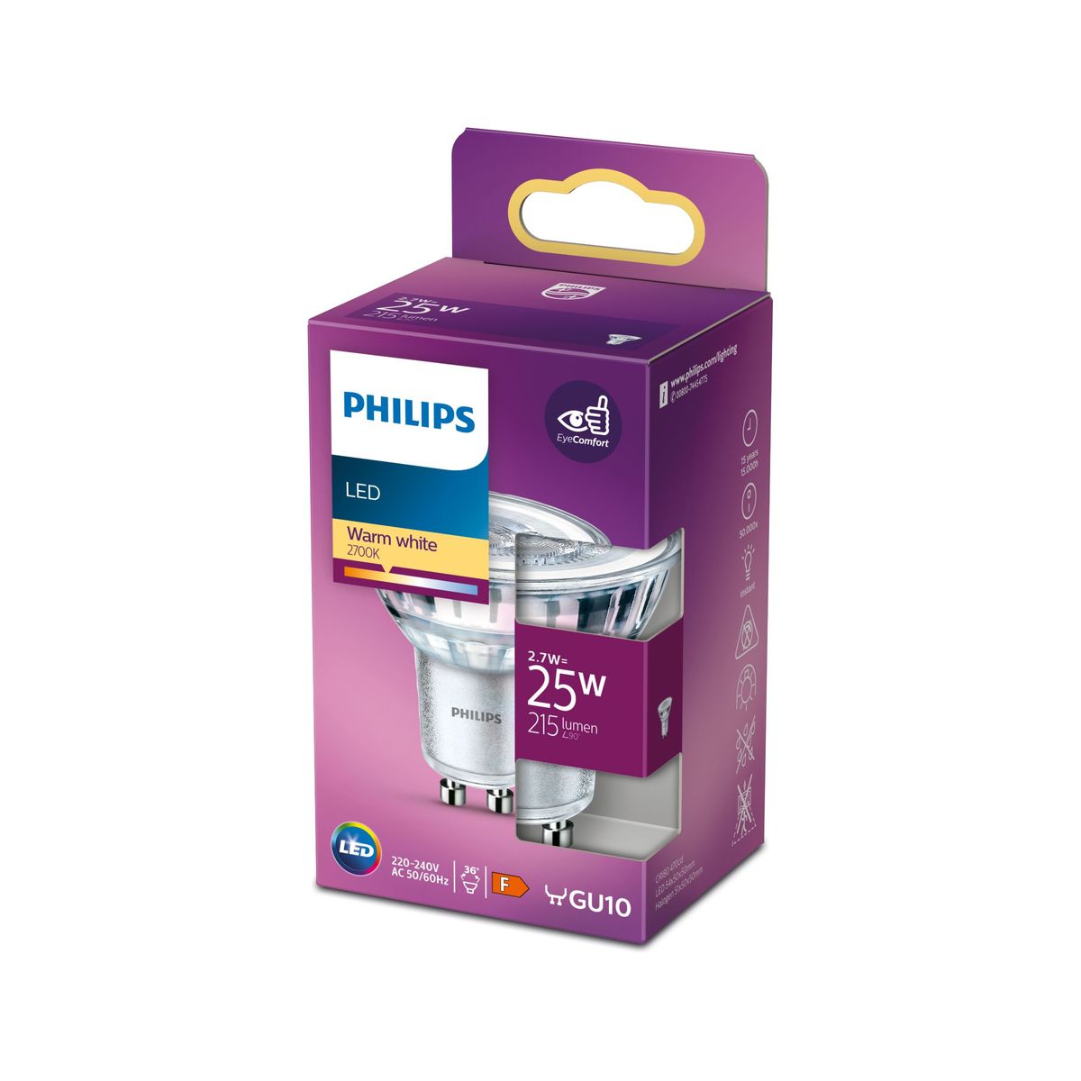 Philips - LED classic 25W GU10 WW 36D ND SRT4