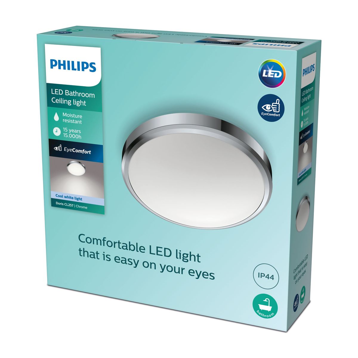 Philips - DORIS CL257 EC RD 17W 40K C HV IP44 06