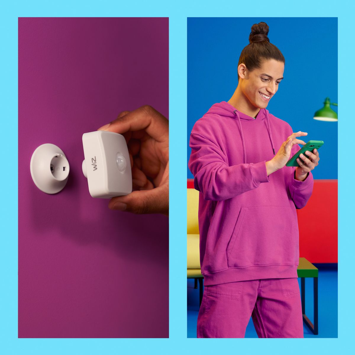 Philips - Wiz Wireless Sensor W/Batteries
