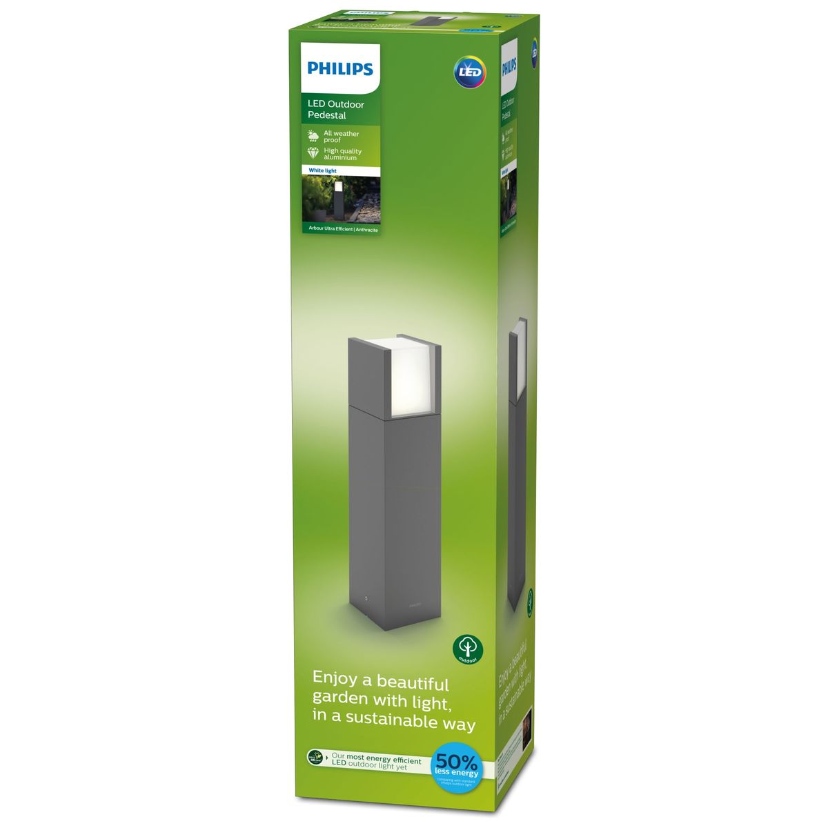 Philips - Arbor piedestal en 1x3,8w 30k HV ue