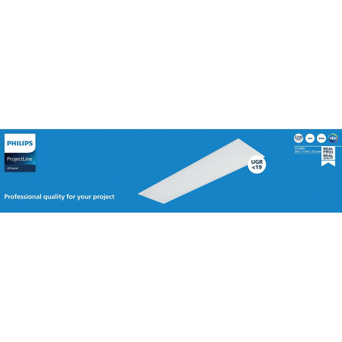 Philips - ProjectLine Panel 30120 3200LM 4000K OC