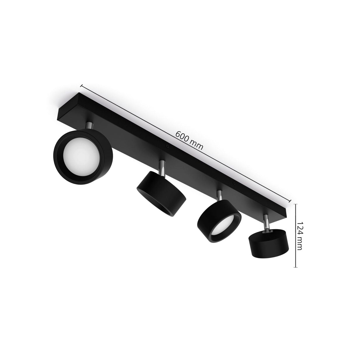 Philips - Bracia Spot BL 4x5,5W 27K HV