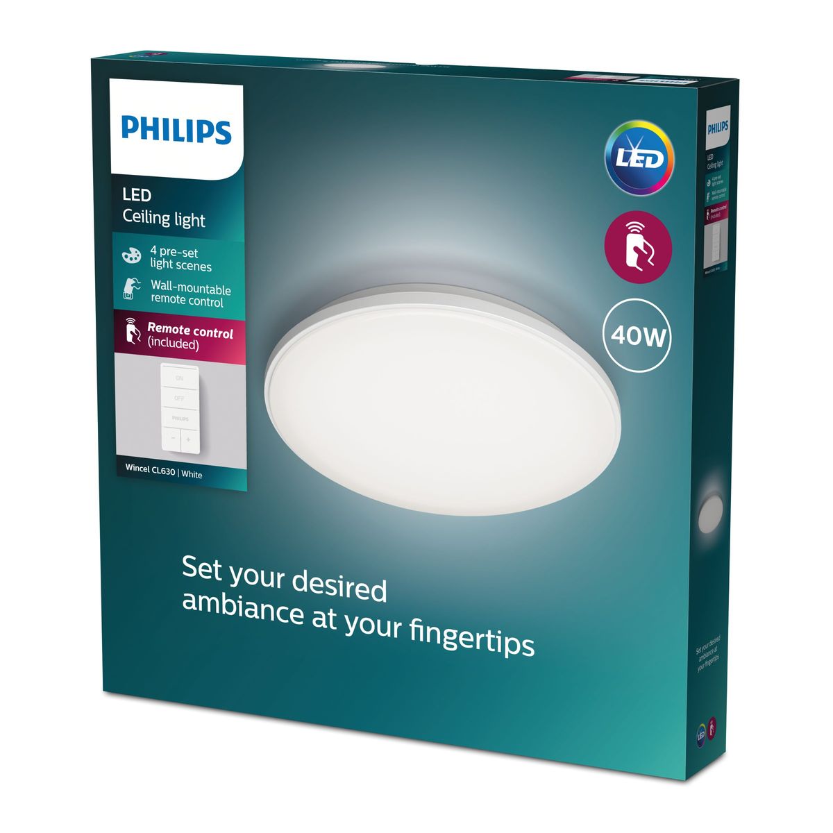 Philips - Wincel CL630 AIO RD 40W 27-40-65K WF RC