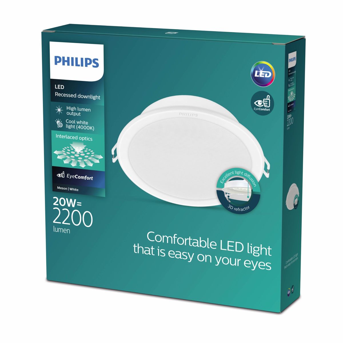 Philips - 59469 MESON 175 20W 40K WH recessed