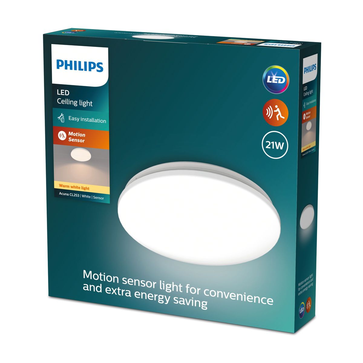 Philips - Acuna CL253 RD 21W 27K W HV Sensor