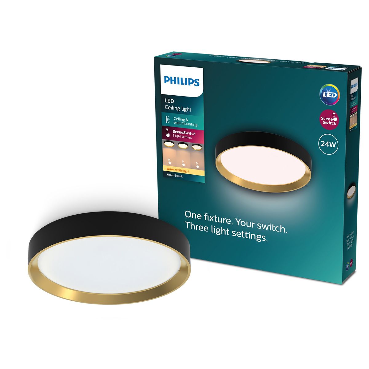 Philips - Hanno loft SS RD 24W 27K B_G
