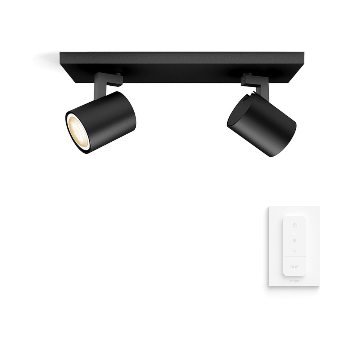 Philips - Runner Hue bar/tube black 2x4.2W