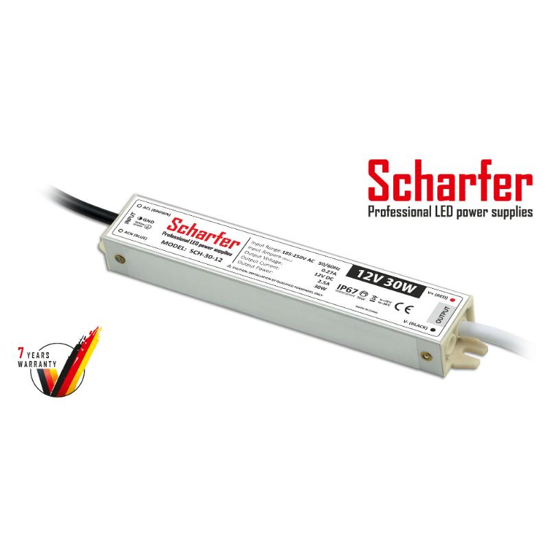 Transformer 230V AC til 12V DC 30W