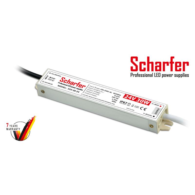 Transformer 230V AC til 24V DC 30W