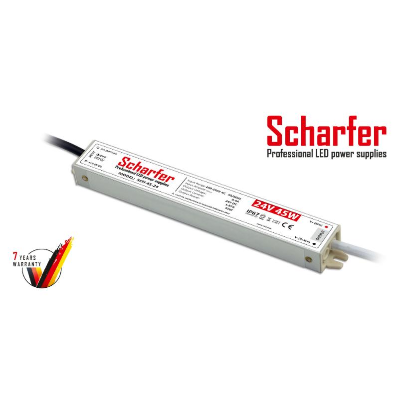 Transformer 230V AC til 24V DC 45W