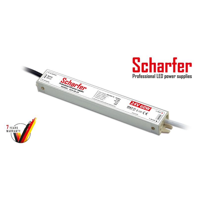 Transformer 230V AC til 24V DC 60W