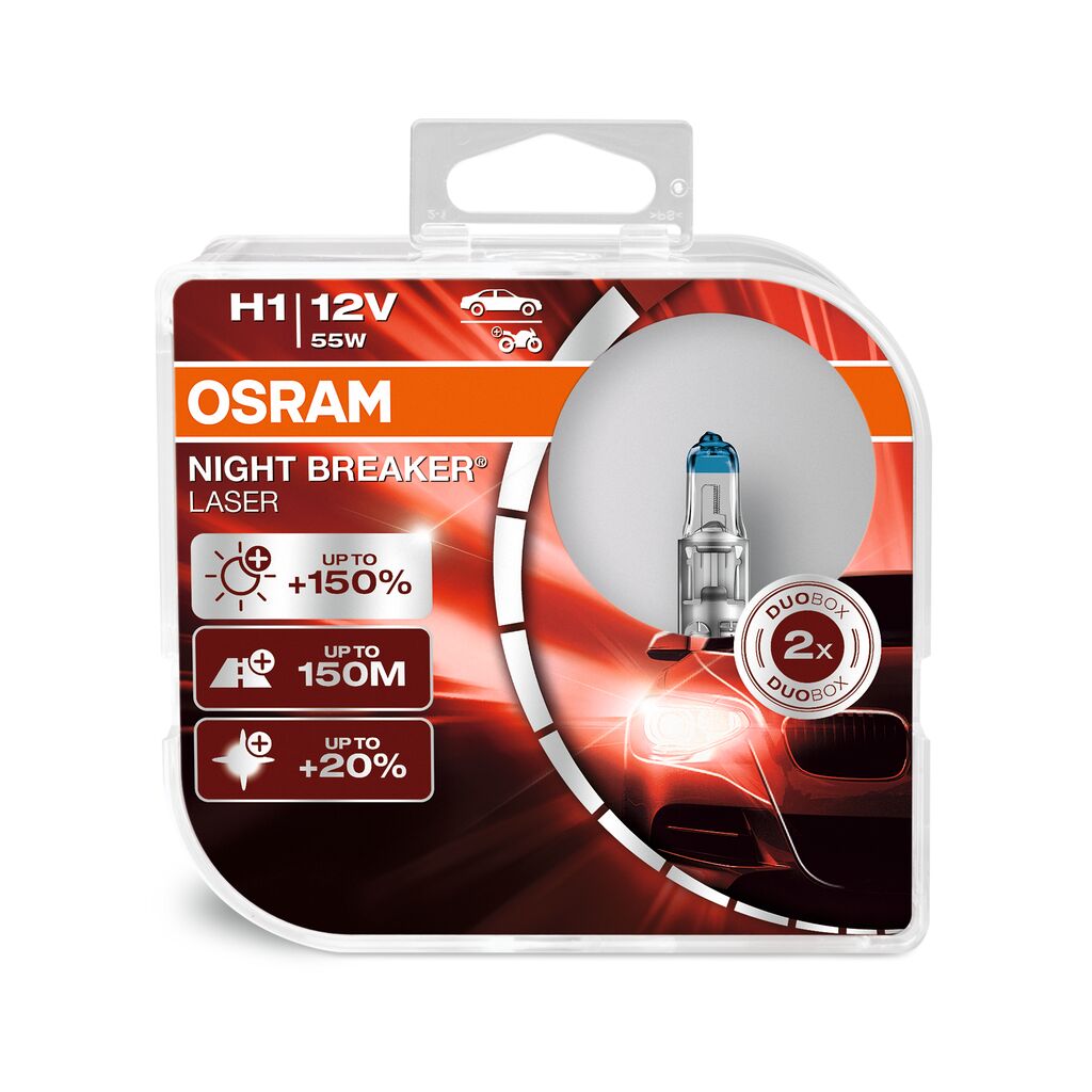 Osram Night Breaker® Laser H1 Duo Box