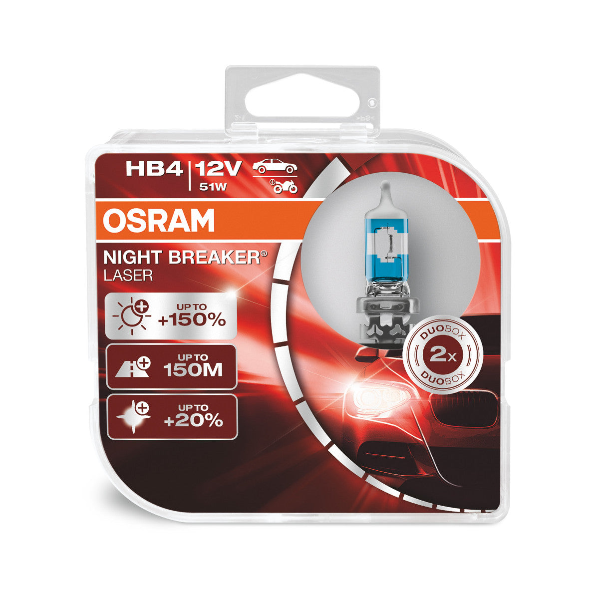 Osram Night Breaker® Laser HB4 Duo Box