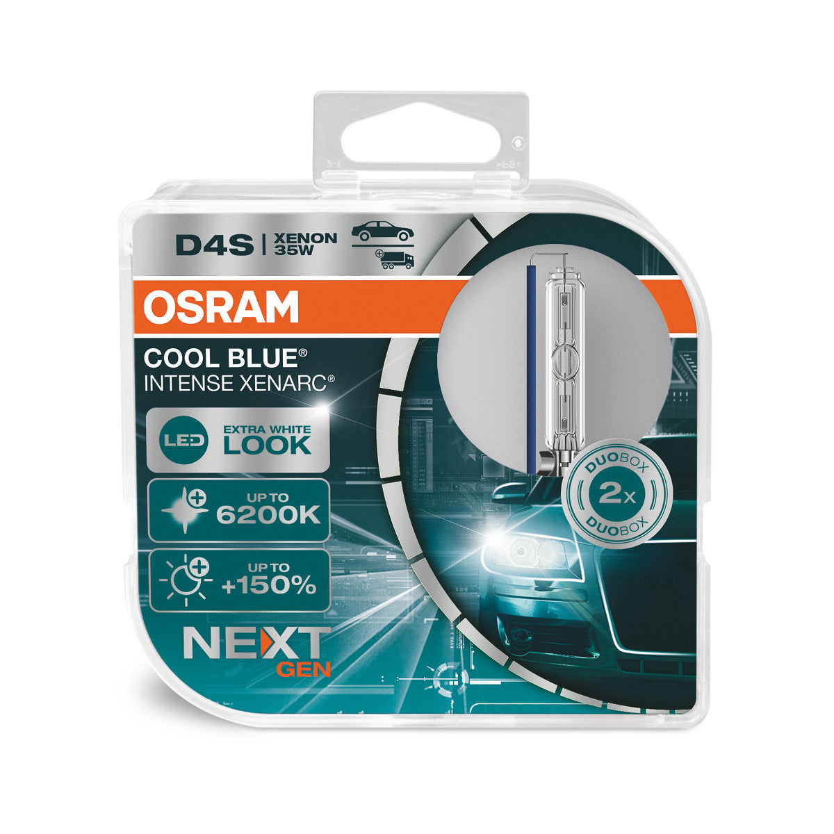 OSRAM - D4S HID -forlygte lampe - 2 -pack