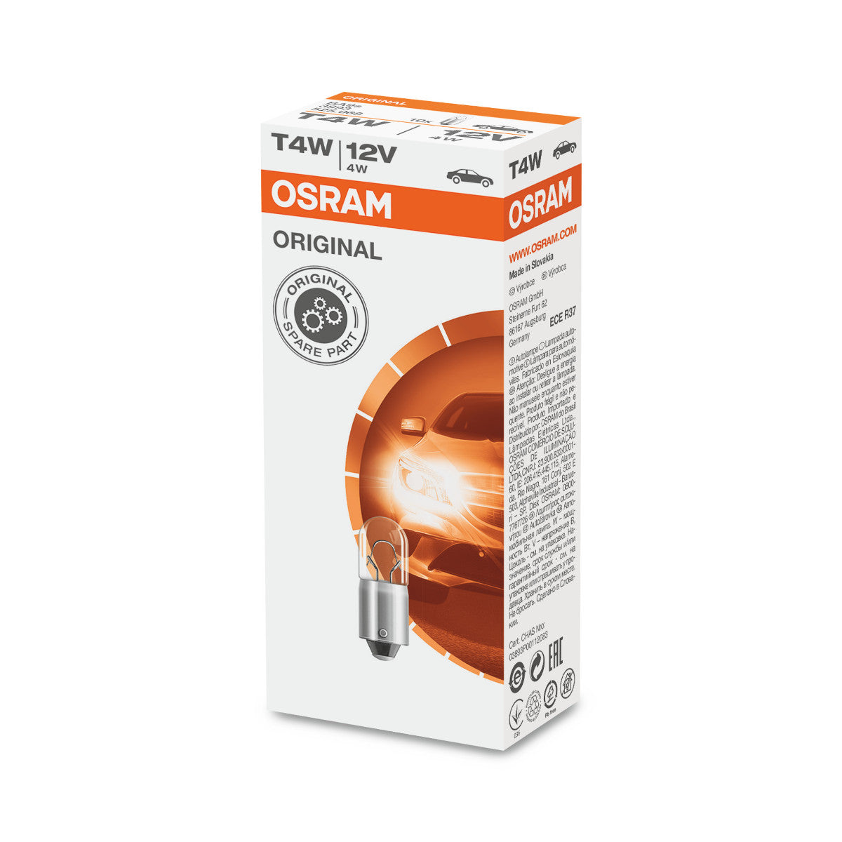Osram Original - Metal Base - T4W - 12V
