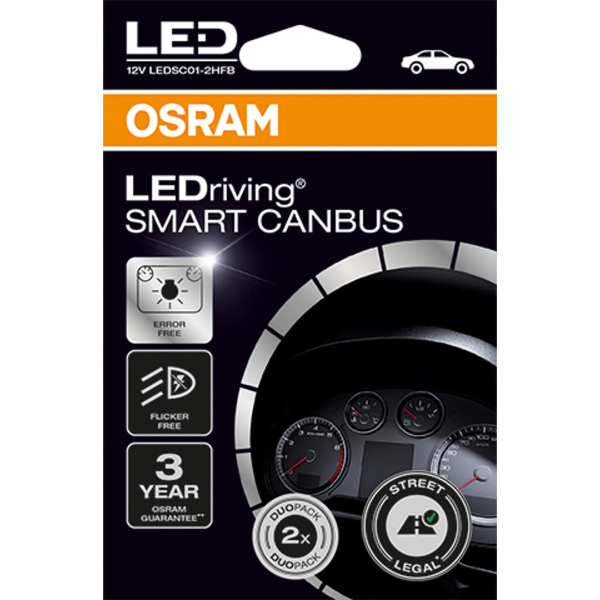 OSRAM -ledning af canbus -kontrol - LEDSC01