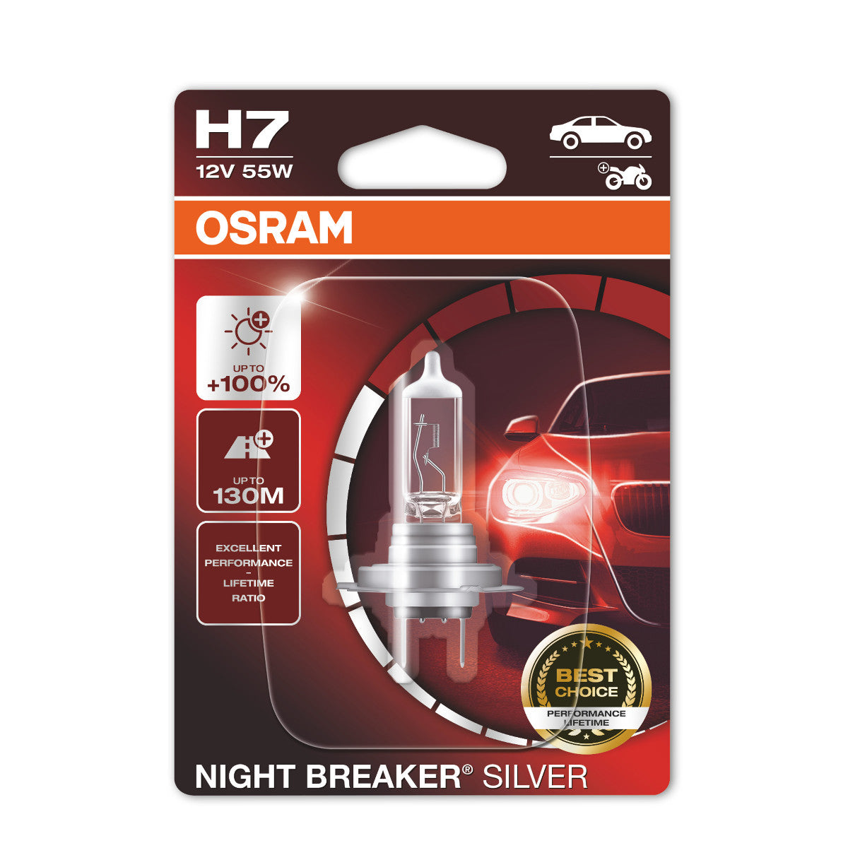OSRAM NAT BREAKER® SILVER H7 Single Blister