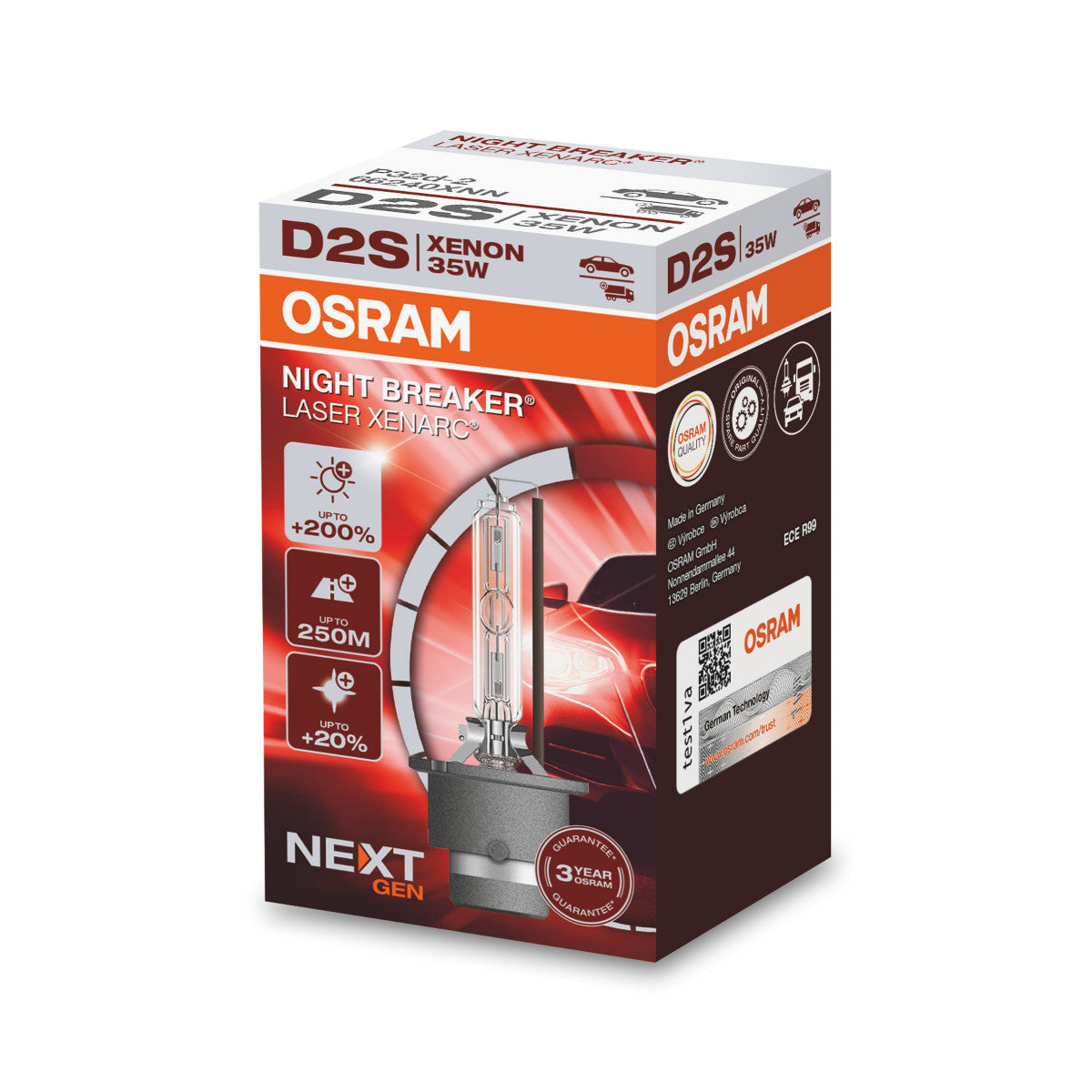 Osram Xenarc Night Breaker Laser (Next Gen) - D2S - 1 -pakke