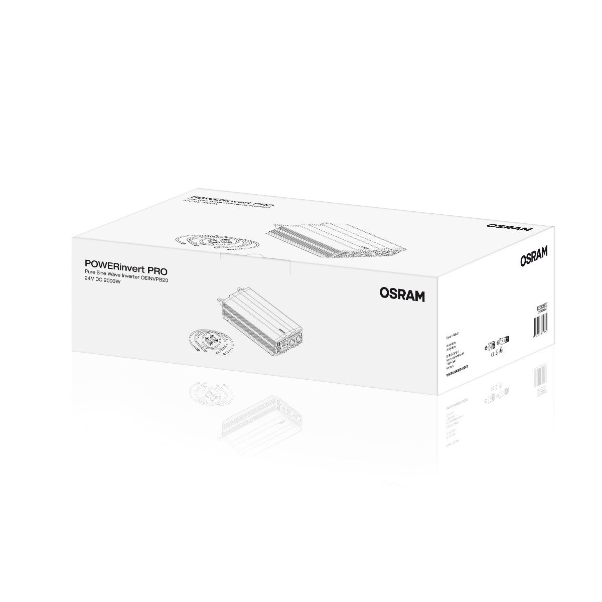 Osram Pure Sine Wave Inverter 24V DC 2000W