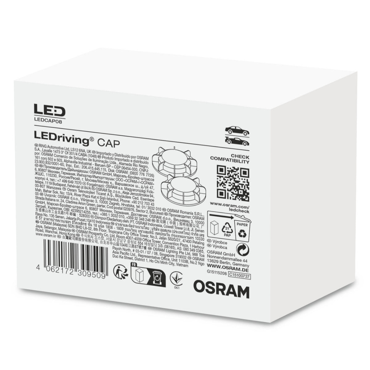 OSRAM LED RRIVE CAP - LEDCAP08