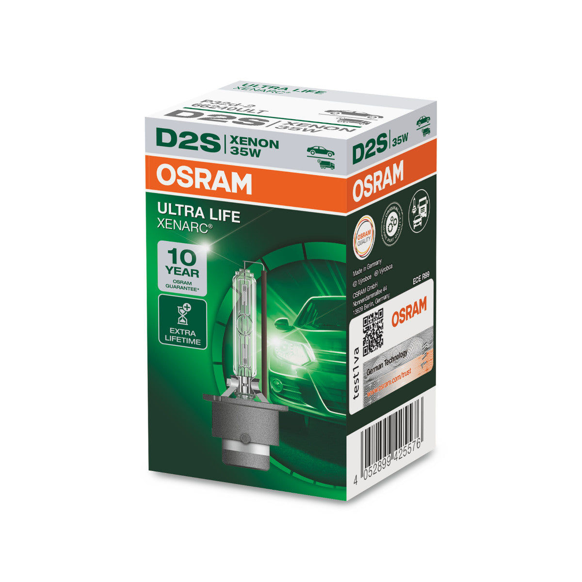 Osram Xenarc Ultra Life - D2S HID -forlygter - 1 -pakke