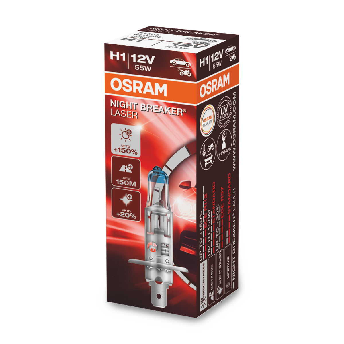 Osram Night Breaker® Laser H1 foldekasse