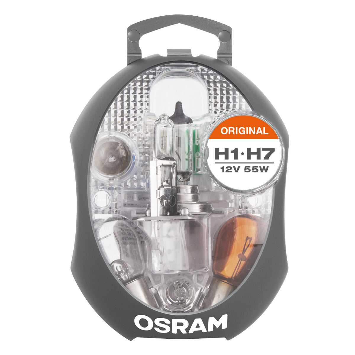 OSRAM RESERVE LAMP BOX TIL BIL - CLK H1 -H7 - BILLAMPES KIT