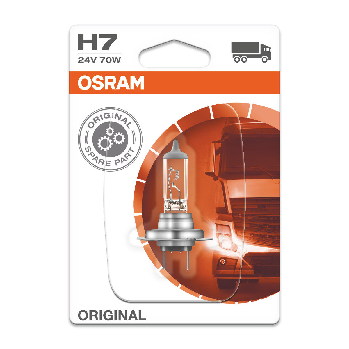 OSRAM Original Line - H7 - 24 V - 70 W - Halogen forlygte lampe