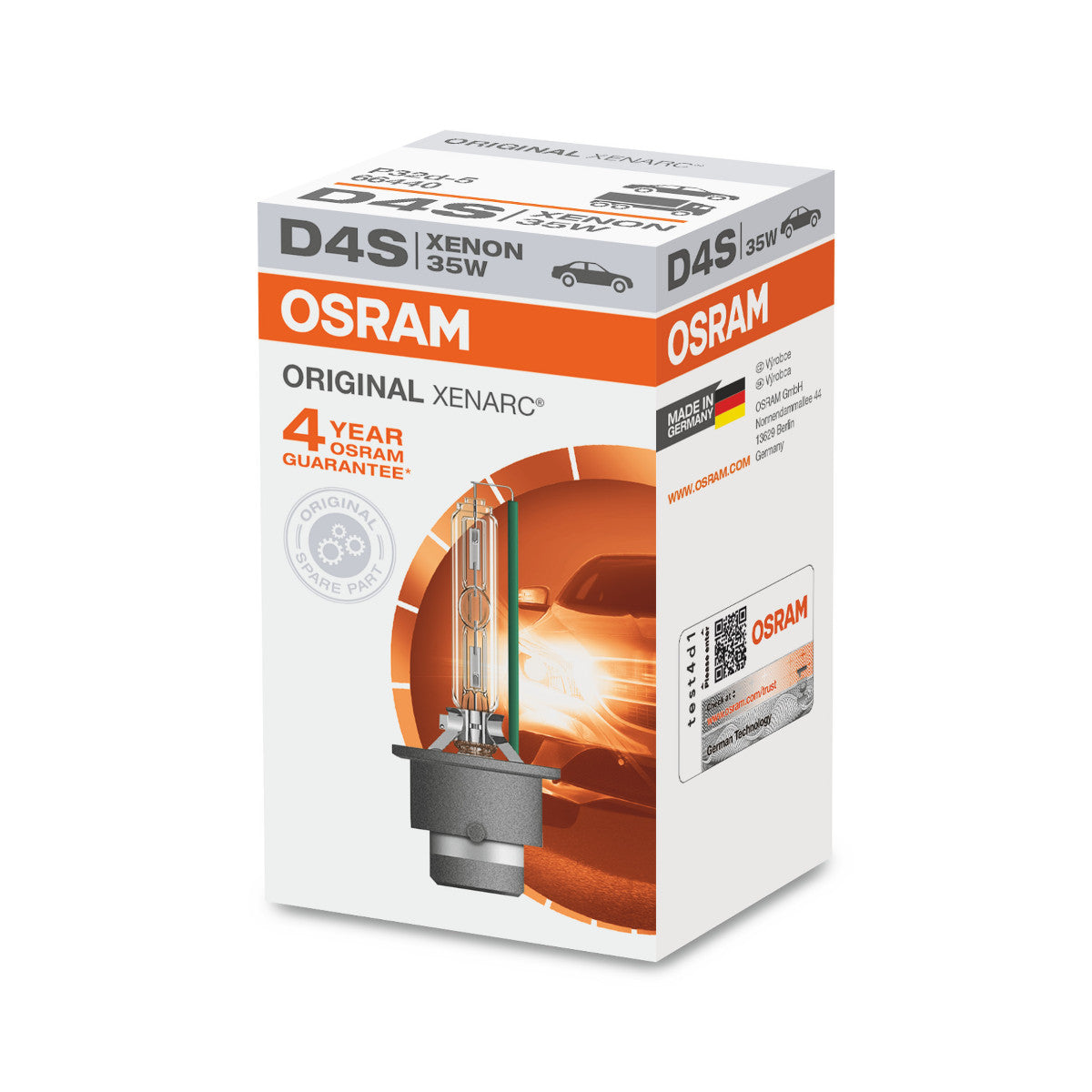 Osram Xenarc Original - D4S HID -forlygter Lampe - Foldningskasse