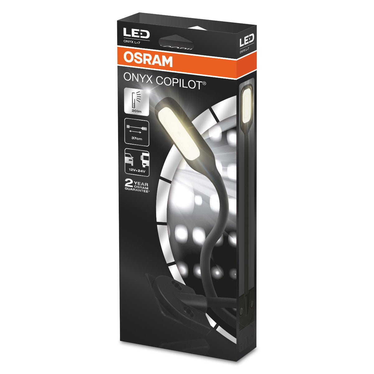 Osram Onyx Copilot - L -7 - Fleksibelt LED -læselys
