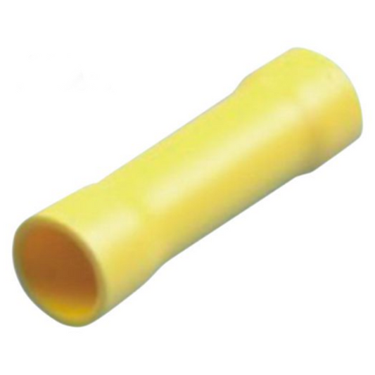 Splejsebøsning Kobber 3,6 mm gul - 10 stk