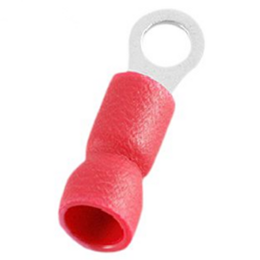 Ring kabelsko Rød 4,3mm #8 1,5mm2 - 10 stk