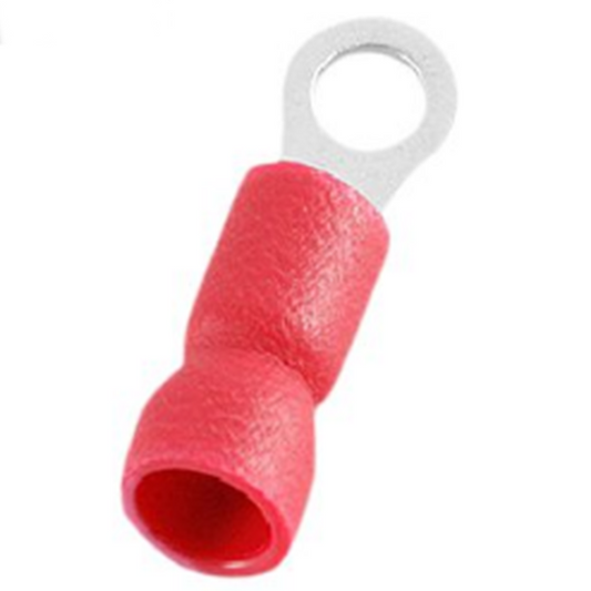Ring kabelsko Rød 5,3mm #10 1,5mm2 - 10 stk