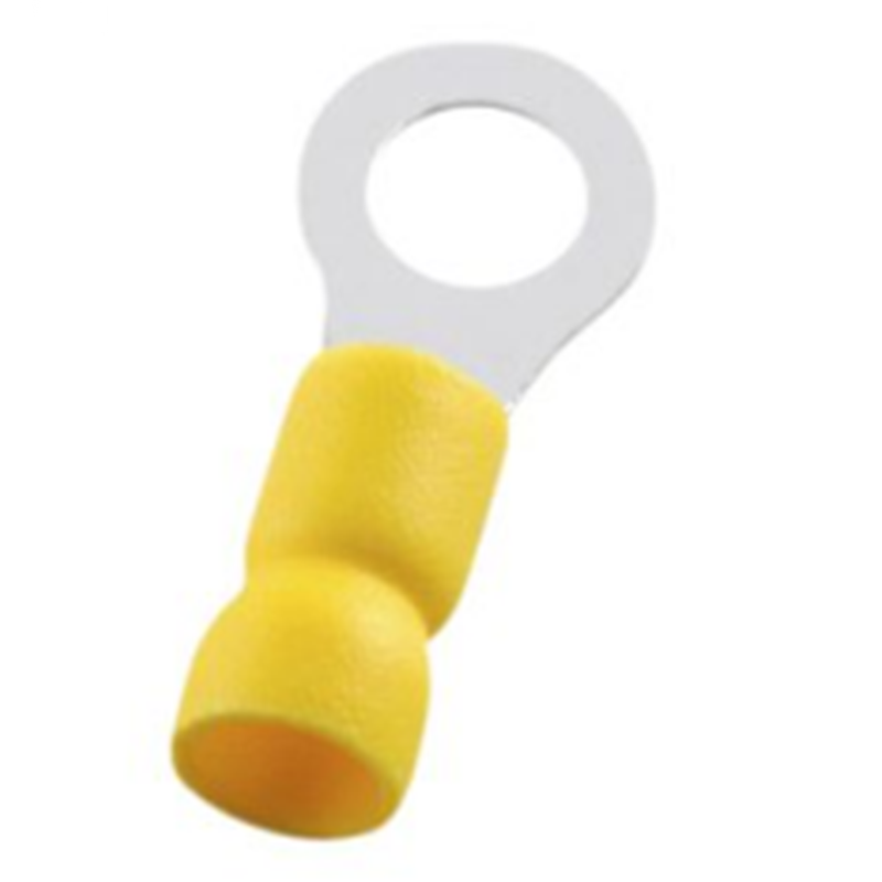 Ring kabelsko gul 6,4 mm 1/4 6mm2 - 10 stk