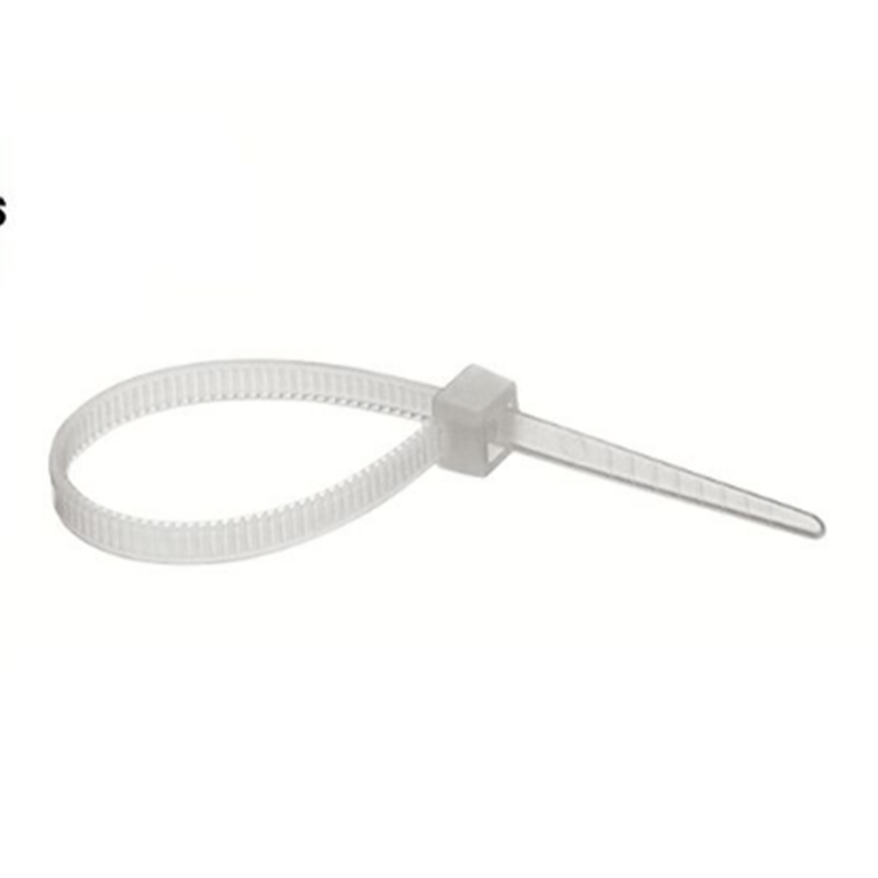 Kabelbånd 100 x 2,5 mm hvid - 100 stk