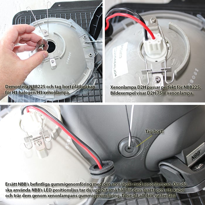 D2H Xenon lampe 50-70W Speedstart | Ekstra lys