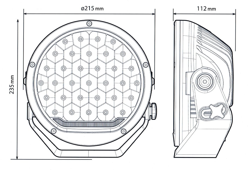 NBB LED | NBB Alpha 225 LED Ekstra Lys | PRO
