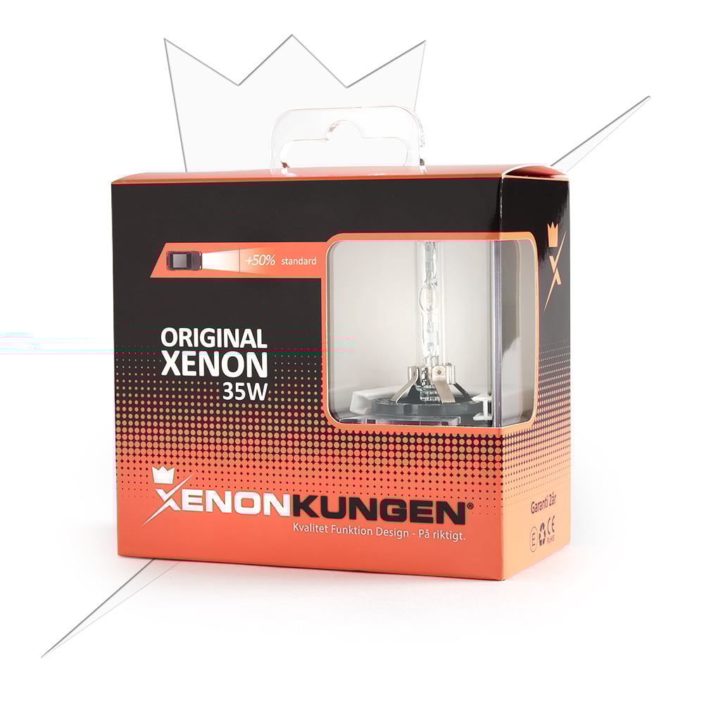 D1S 4300K ​​​​Xenon-lamper Xenon-kongen®