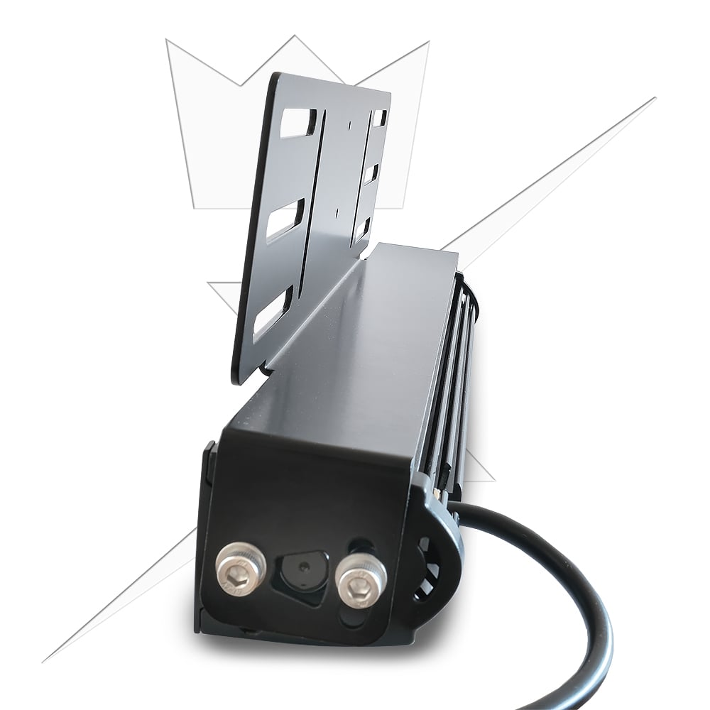 Ekstra lysbeslag til X20 LED-rampe | Forsænket beslag