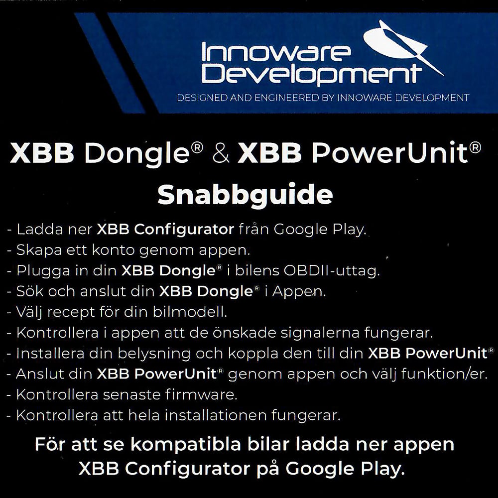 XBB OBD-II Dongle + PowerUnit