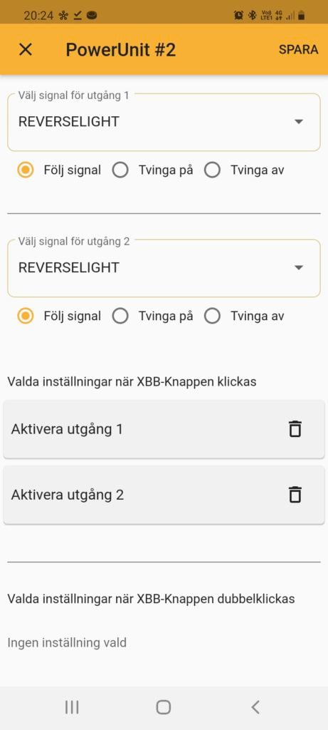 XBB Smart knap