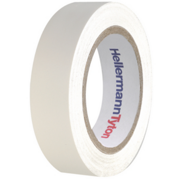 Elektrisk tape PVC 15mm x 10m hvid