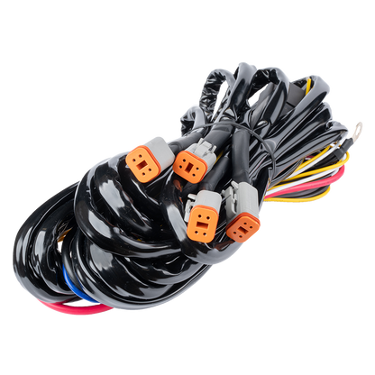 Luxtar Relæ kabelsæt DT-4 X4 12V 80A Relæ